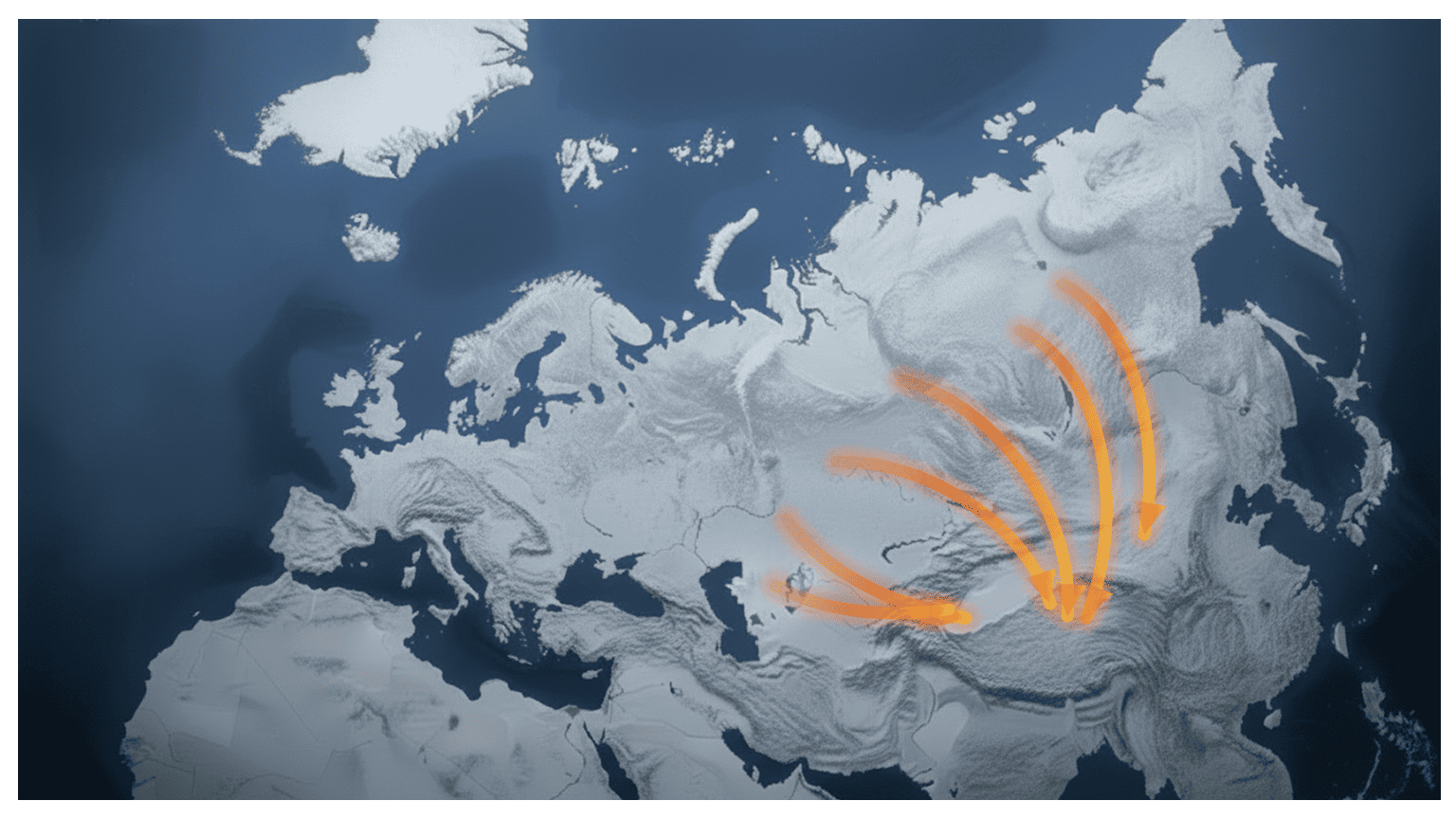 Экспорт российских товаров, нефти и газа в Азию.
