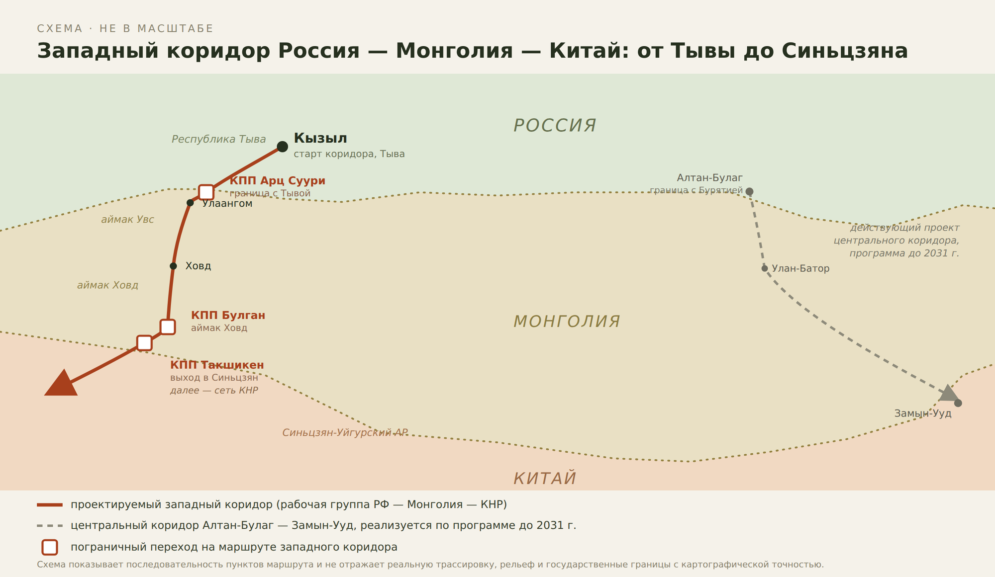 Москва и Улан-Батор садятся за проектирование дороги к Китаю